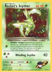 Rocket's Scyther - 13/132 - Holo Rare - Unlimited Edition